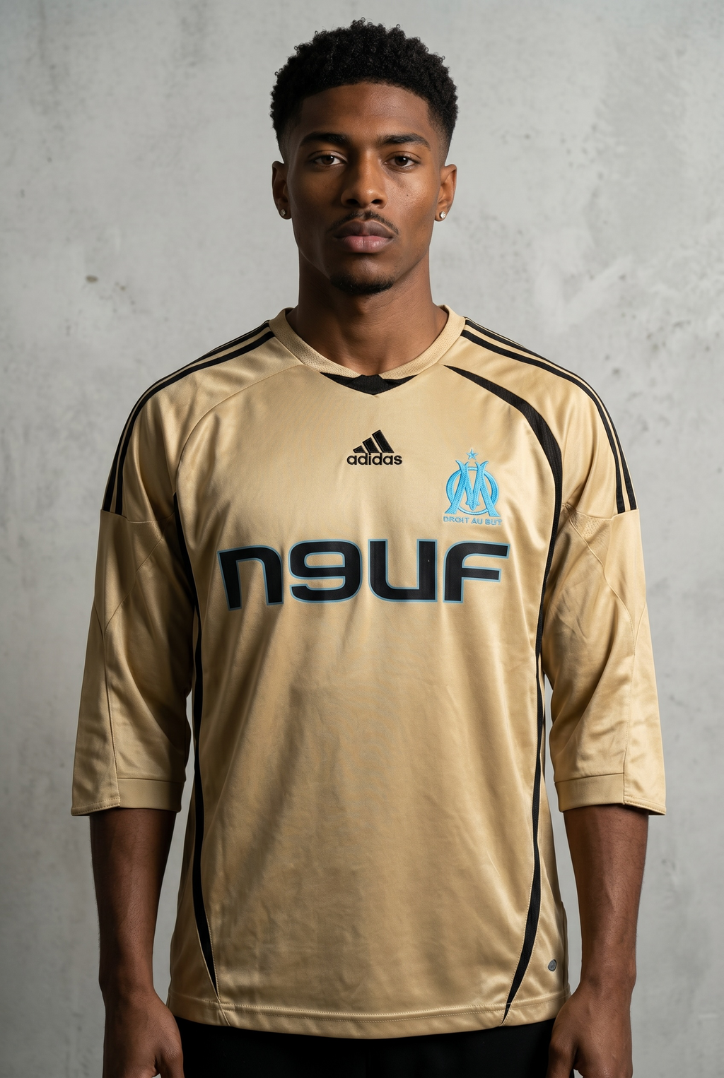 ADIDAS MARSEILLE VINTAGE SHIRT 2008 - S