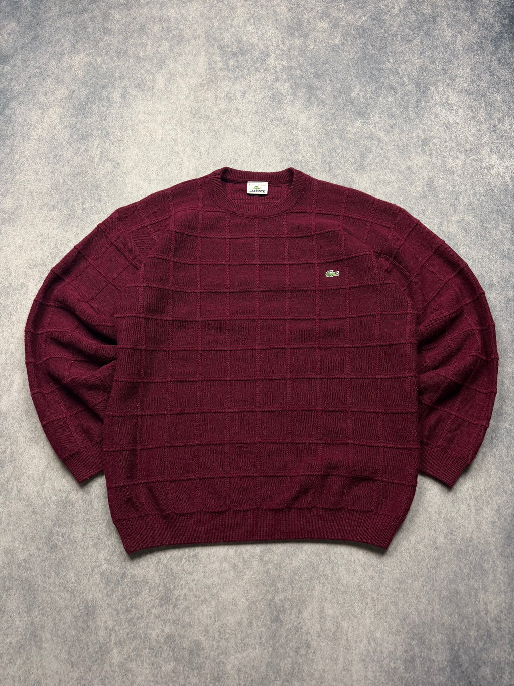 LACOSTE VINTAGE SWEATER - L