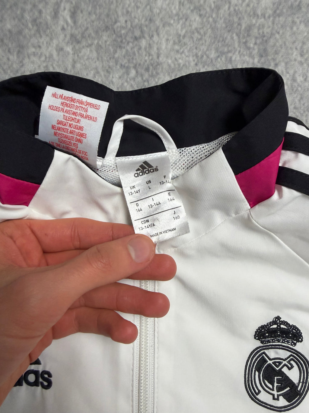 ADIDAS REAL MADRID TRACKSUIT - XS