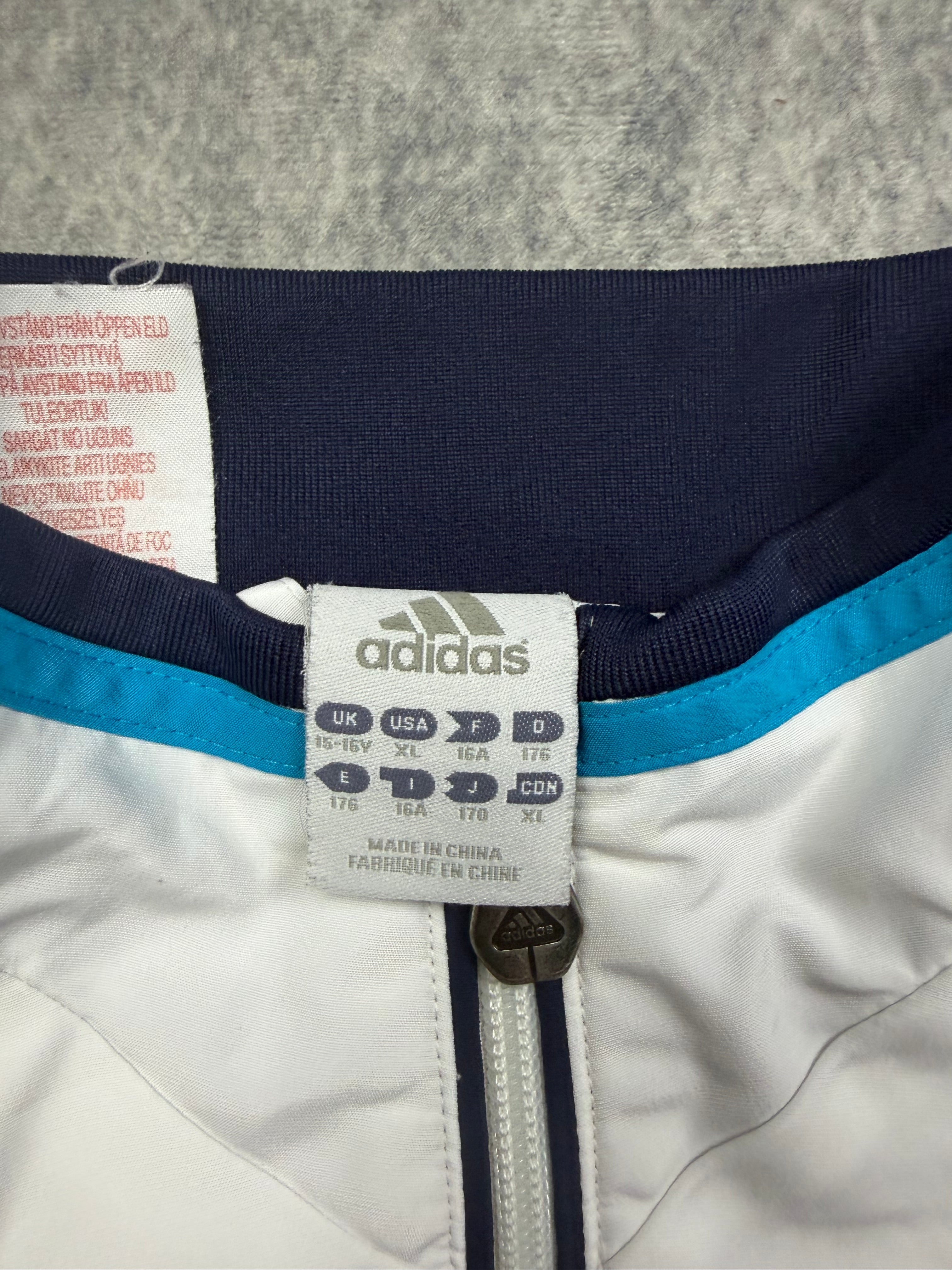 ADIDAS REAL MADRID VINTAGE TRACKSUIT 2008/09 - S
