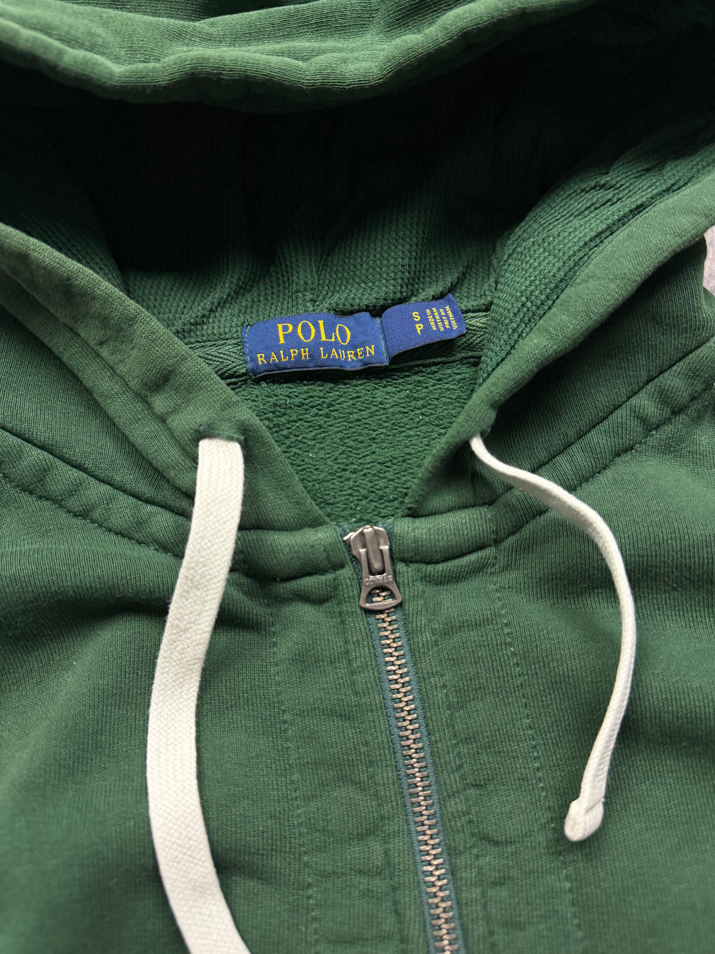 RALPH LAUREN VINTAGE ZIP HOODIE - S