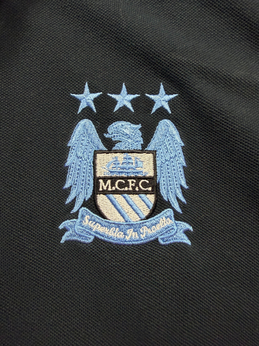 UMBRO MANCHESTER CITY VINTAGE POLOSHIRT 2010 - XL