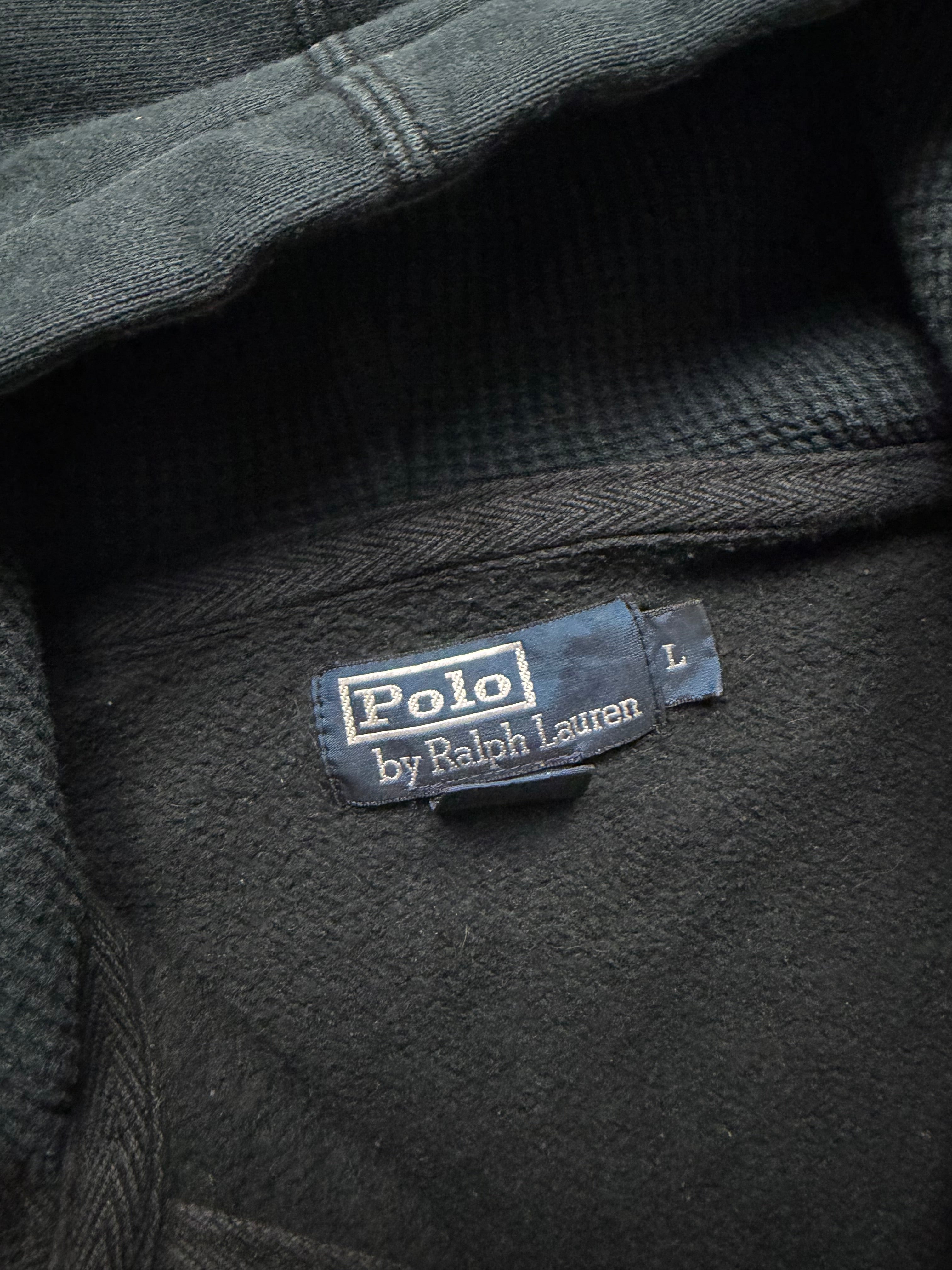 RALPH LAUREN VINTAGE ZIP HOODIE - L