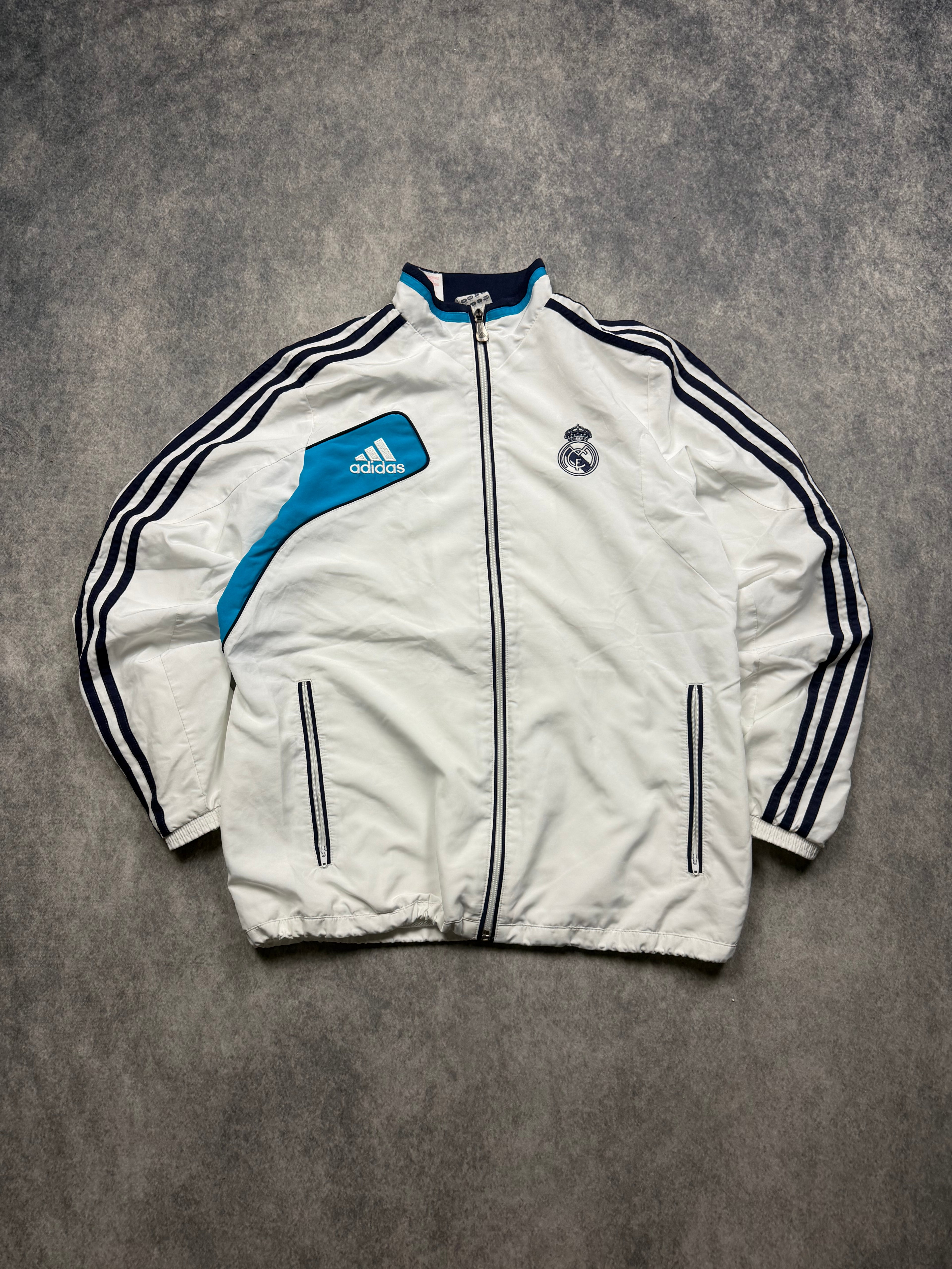ADIDAS REAL MADRID VINTAGE TRACKSUIT 2008/09 - S