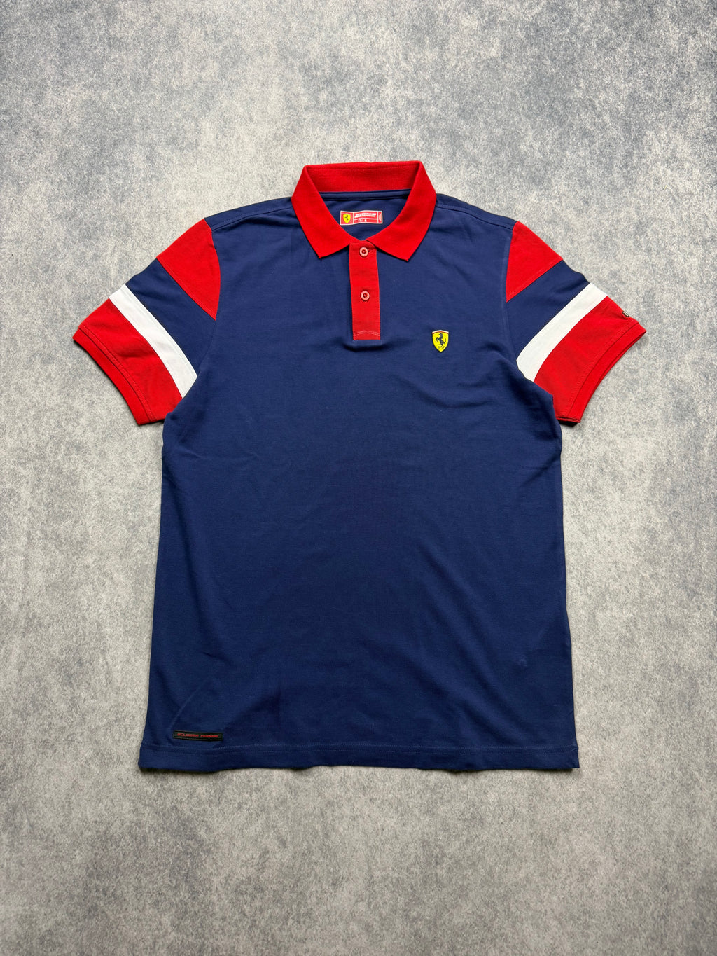 FERRARI VINTAGE POLOSHIRT - S
