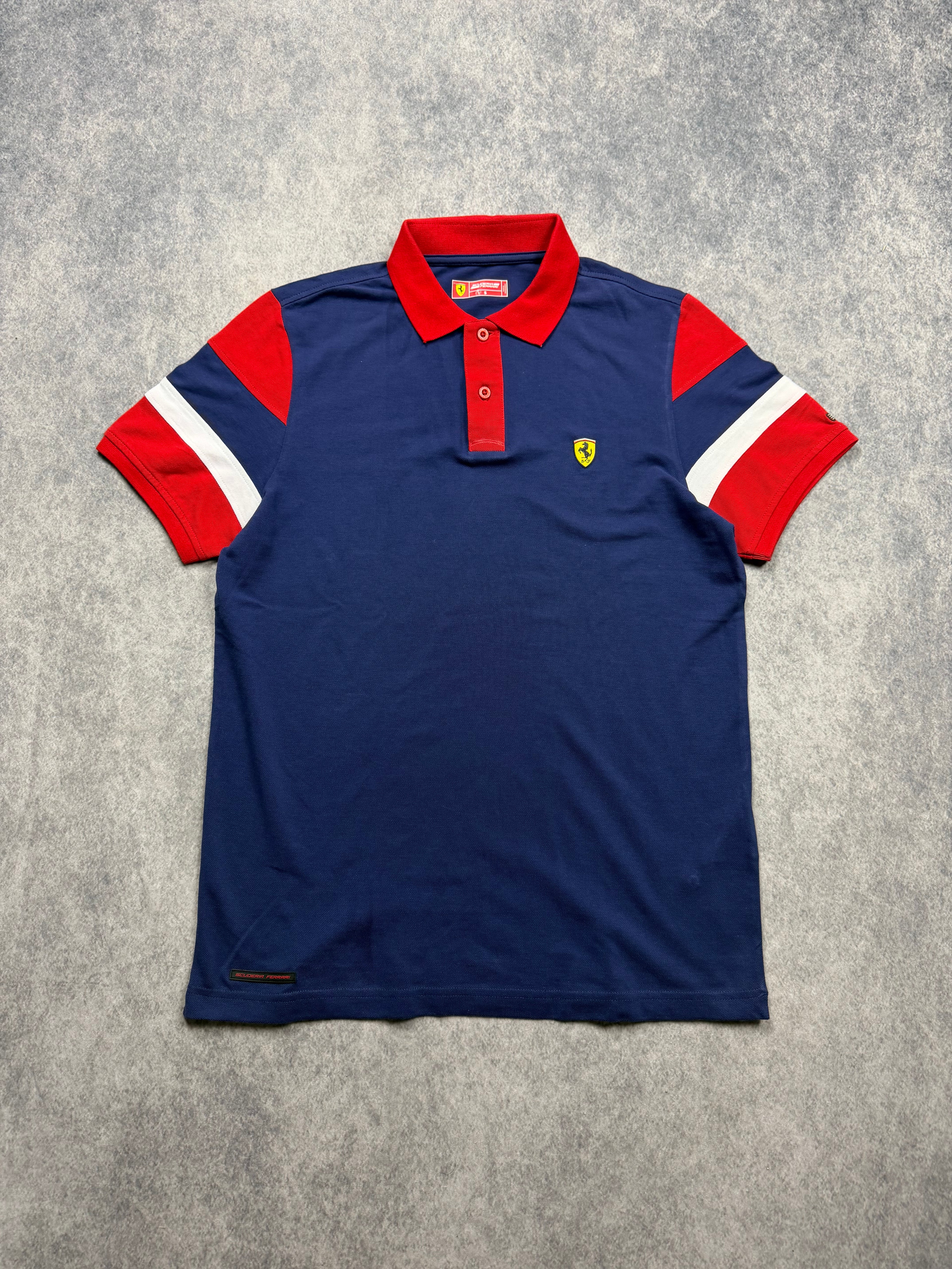 FERRARI VINTAGE POLOSHIRT - S