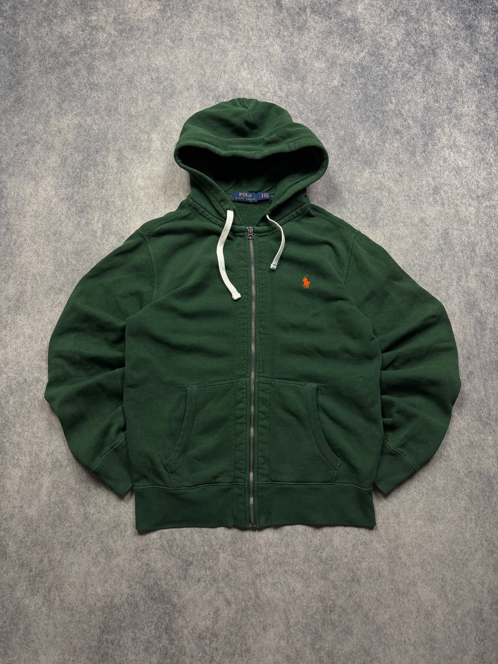 RALPH LAUREN VINTAGE ZIP HOODIE - S
