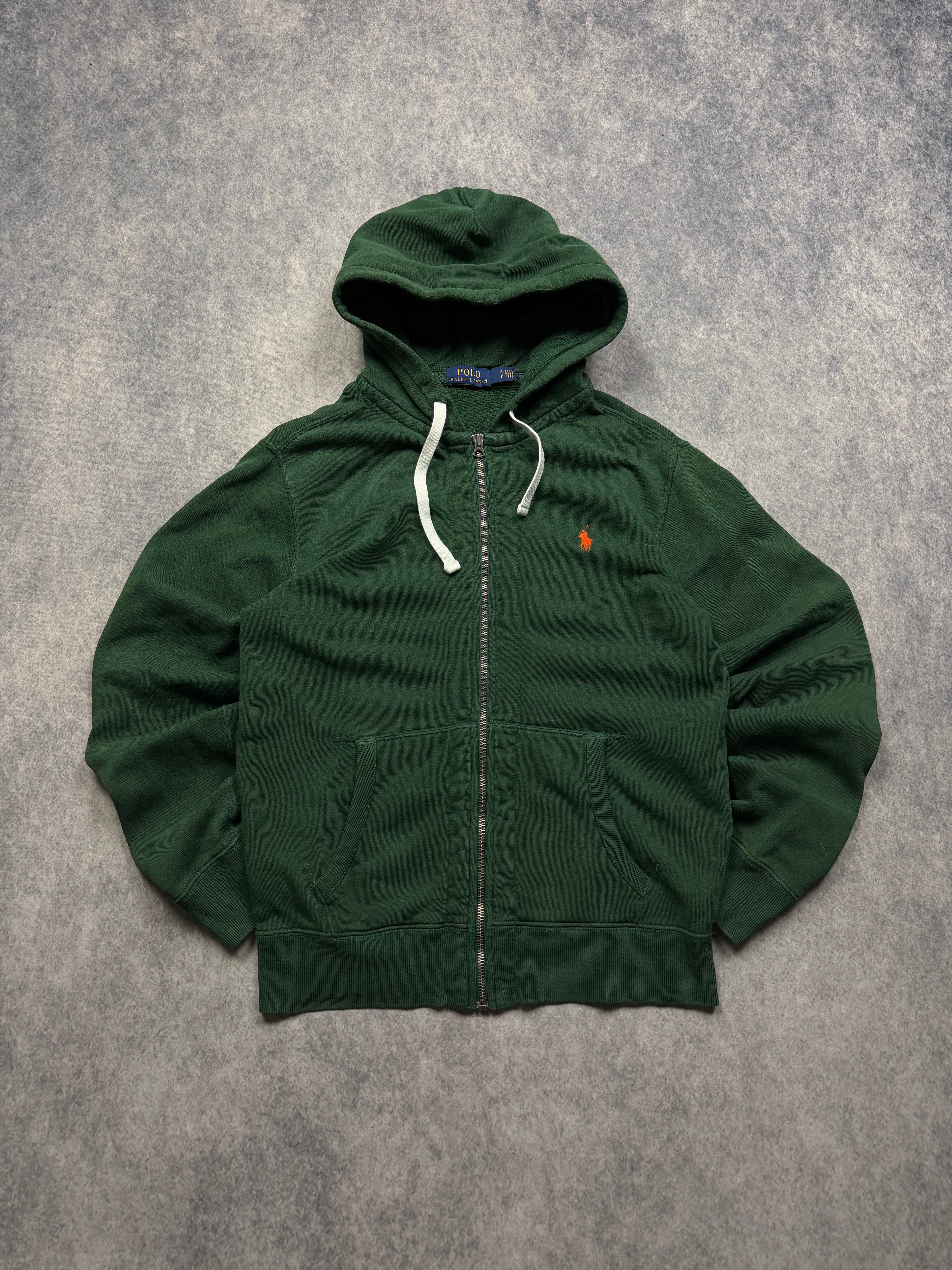 RALPH LAUREN VINTAGE ZIP HOODIE - S