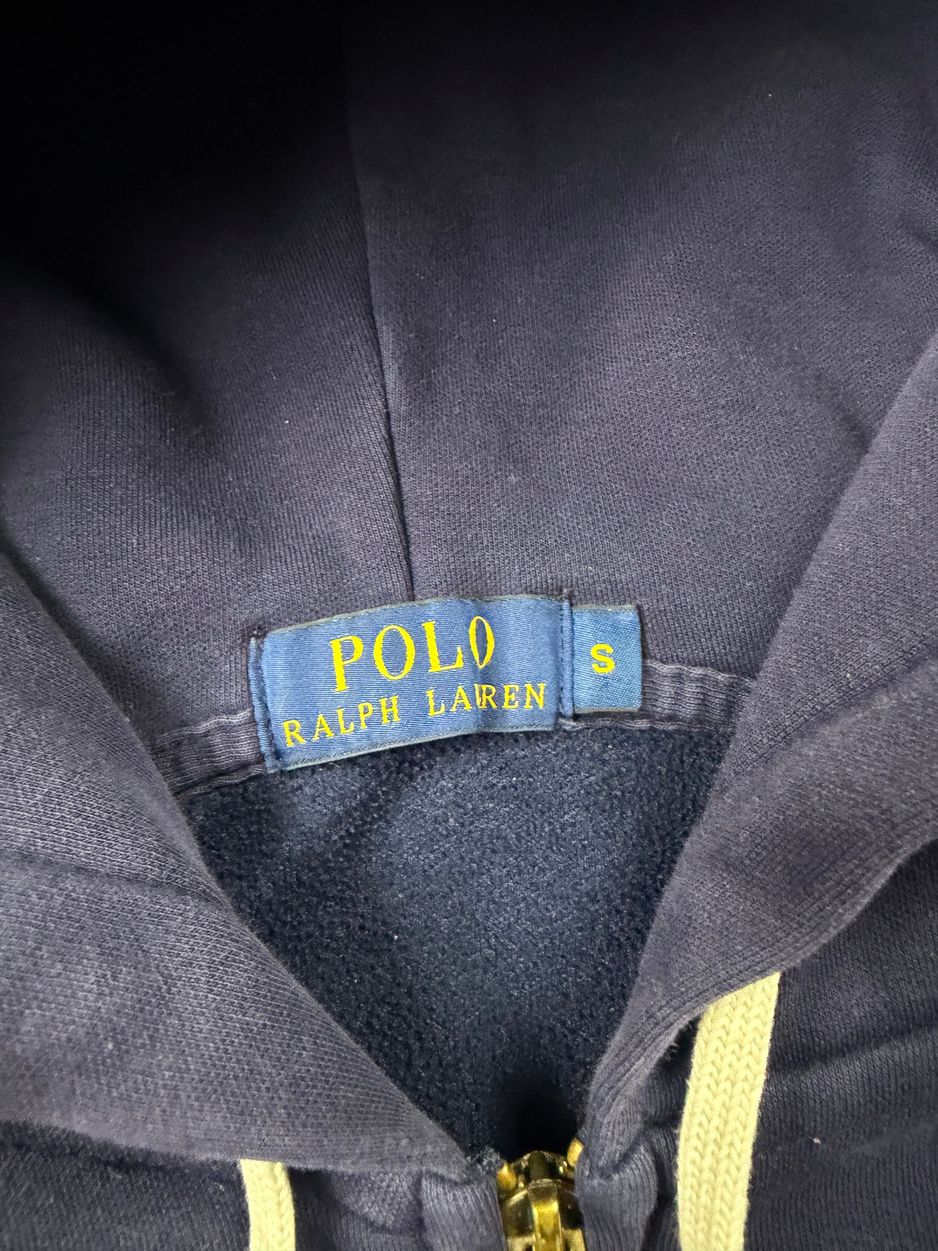 RALPH LAUREN VINTAGE ZIP HOODIE - S