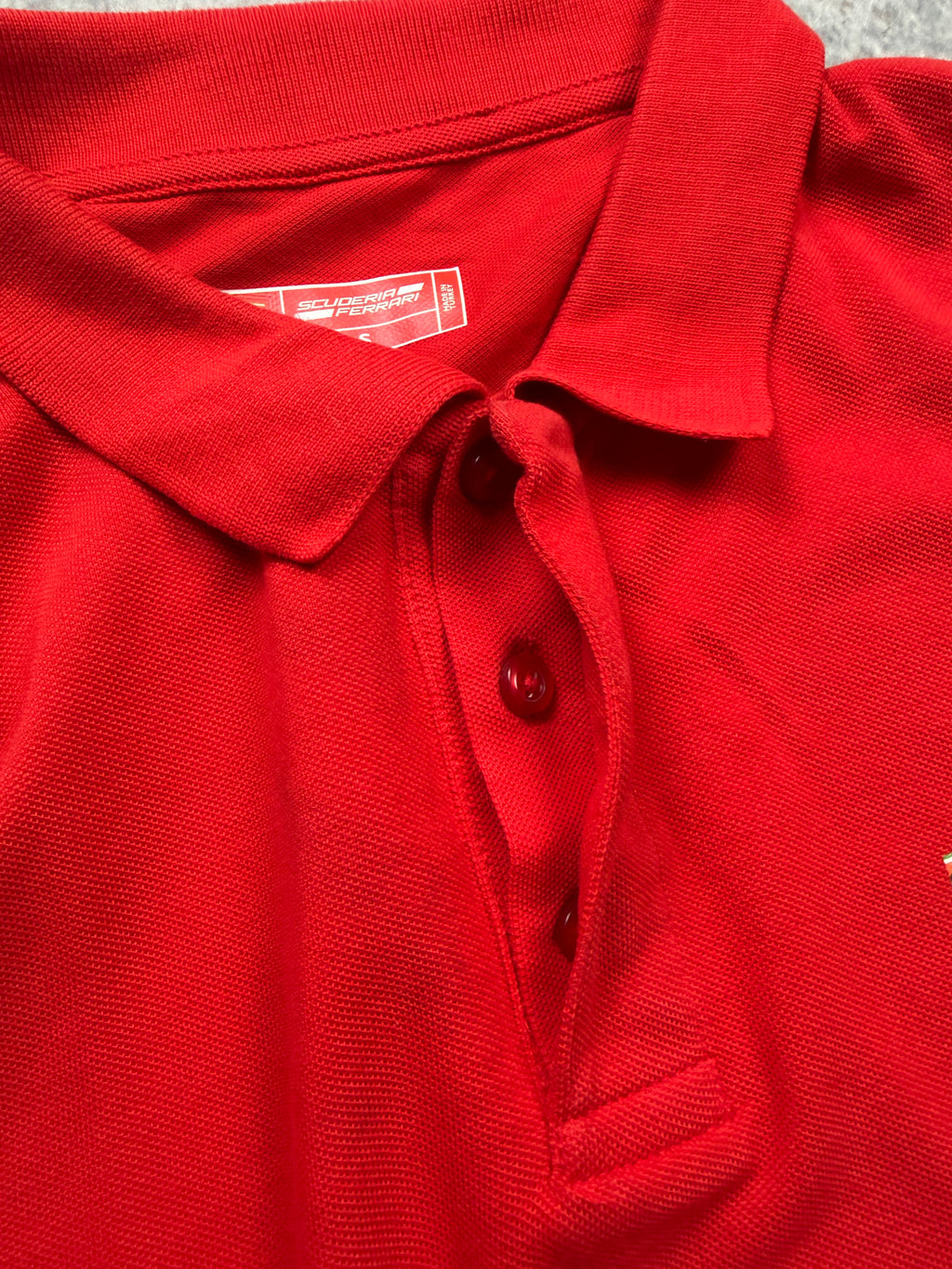 FERRARI VINTAGE POLOSHIRT - S WOMAN