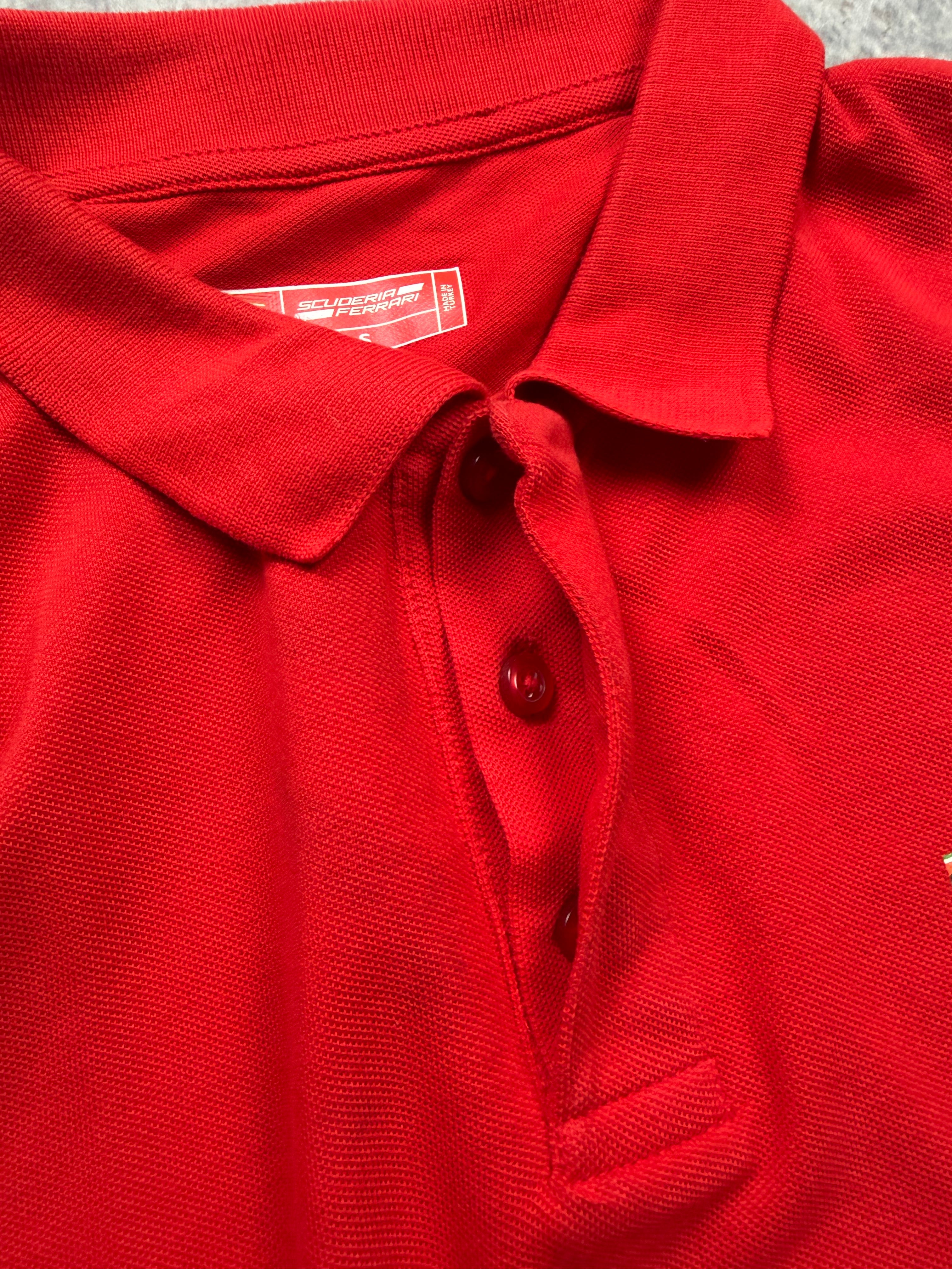 FERRARI VINTAGE POLOSHIRT - S WOMAN