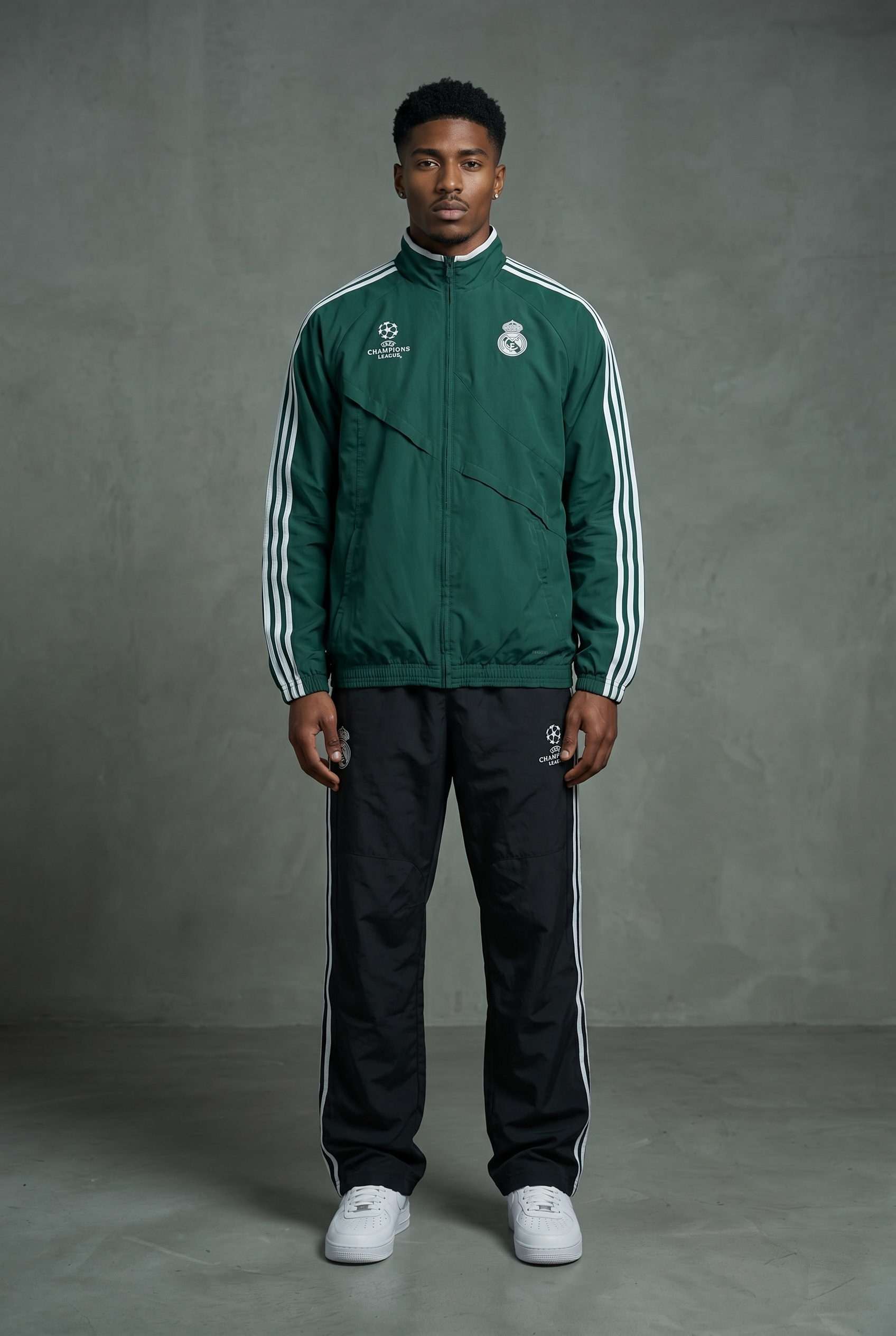 ADIDAS REAL MADRID UCL VINTAGE TRACKSUIT 2012 - S