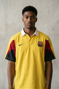 NIKE FC BARCELONA VINTAGE POLOSHIRT 2000/01 - L