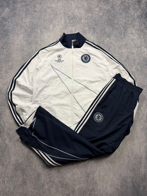 ADIDAS FC CHELSEA UCL VINTAGE TRACKSUIT 2008 - L