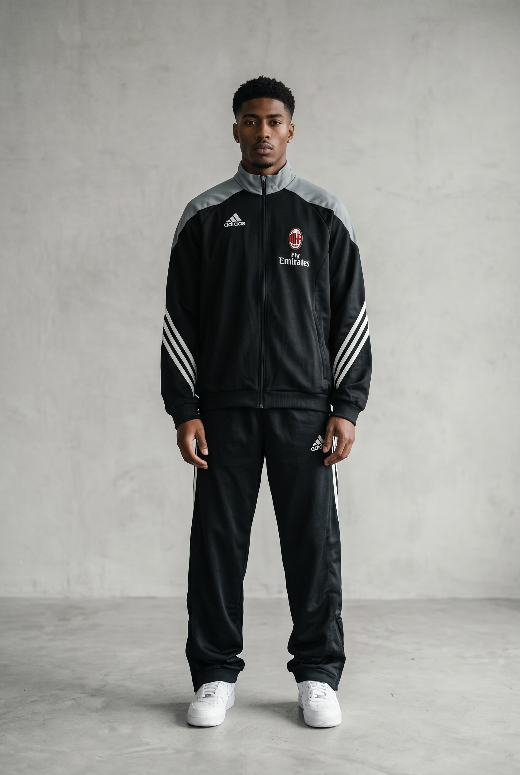 AC MILAN VINTAGE TRACKSUIT 2010 - S