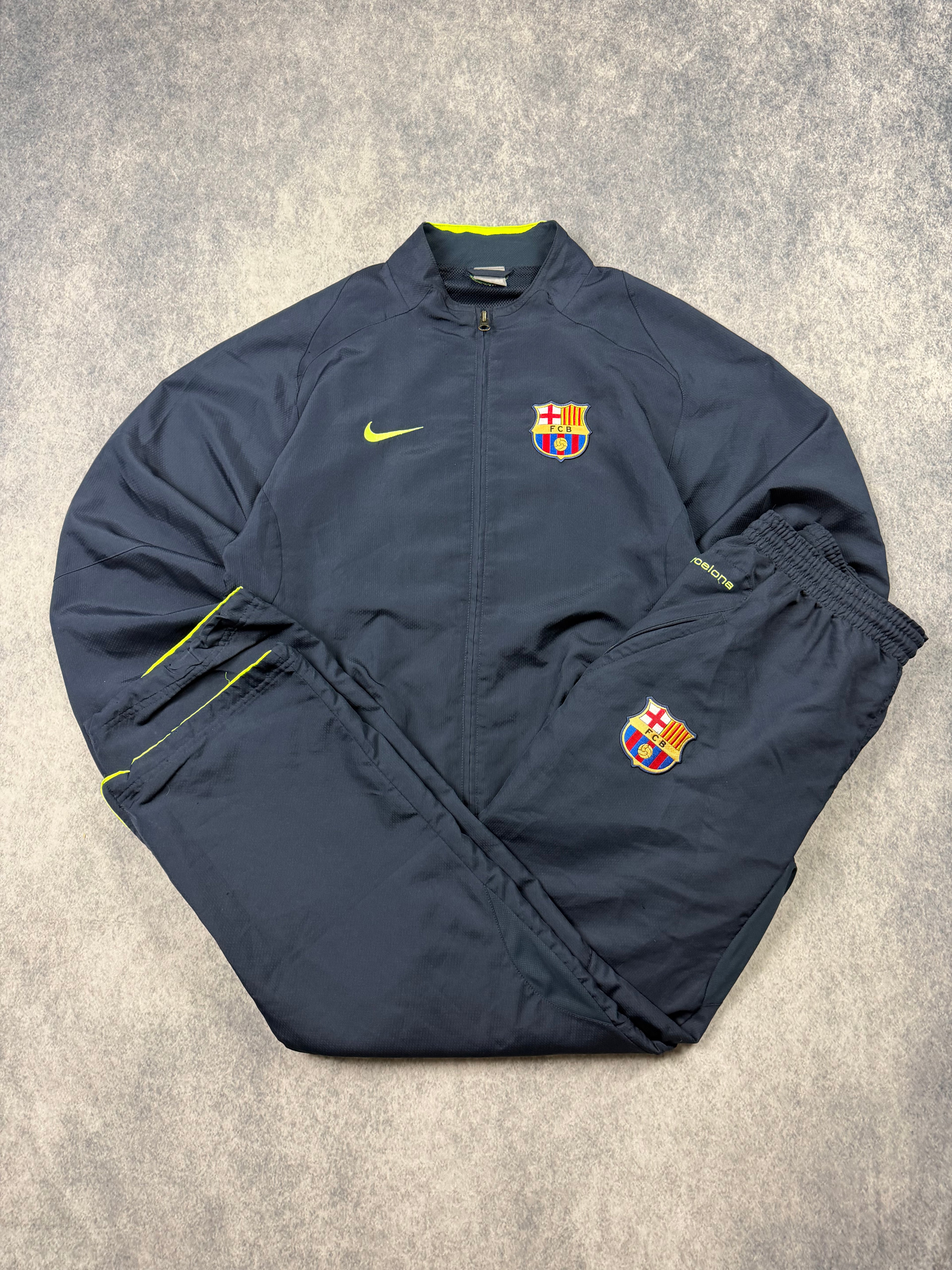 NIKE FC BARCELONA VINTAGE TRACKSUIT 2008/09 - M