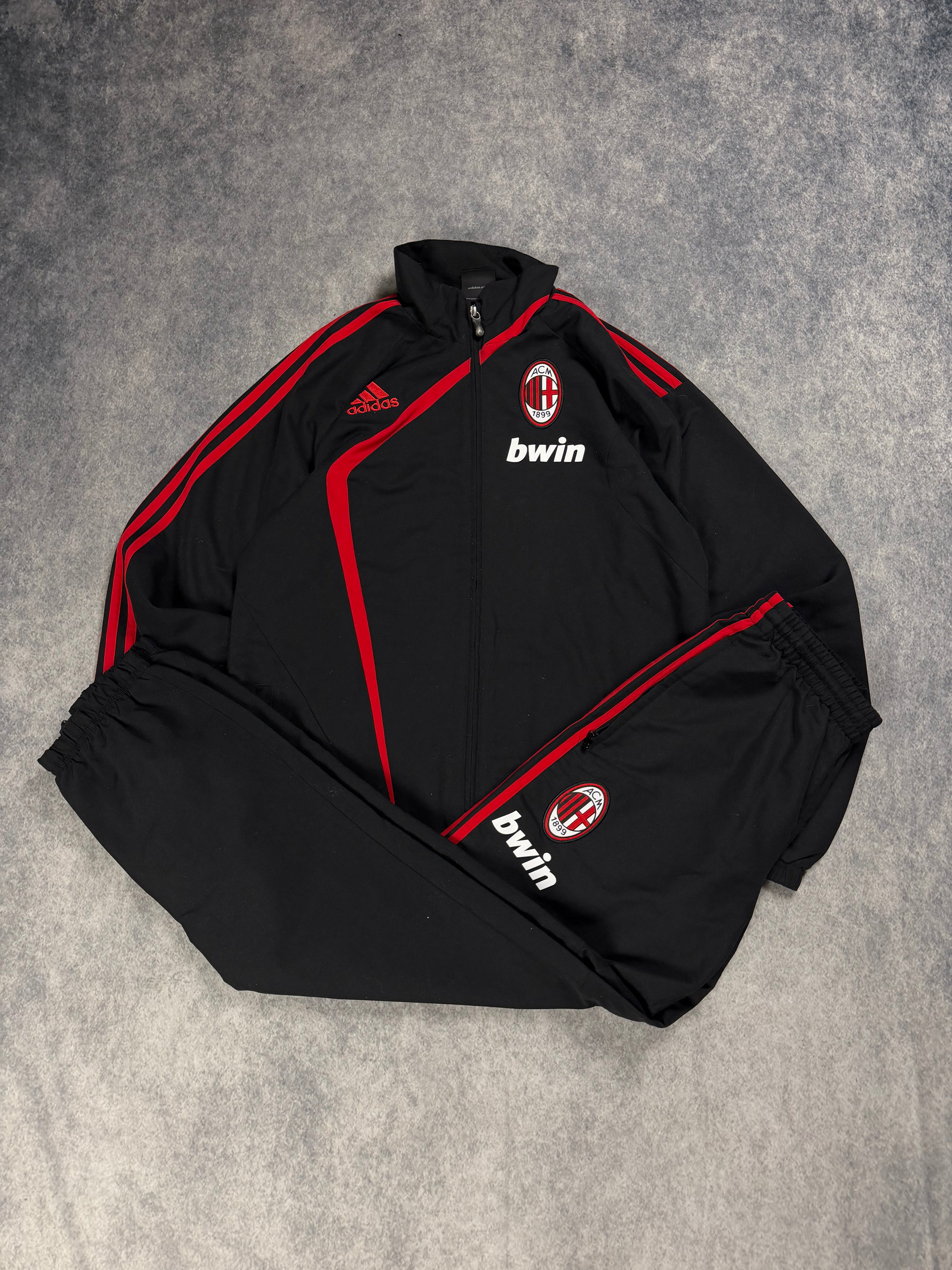 ADIDAS AC MILAN VINTAGE TRACKSUIT 2009 - S