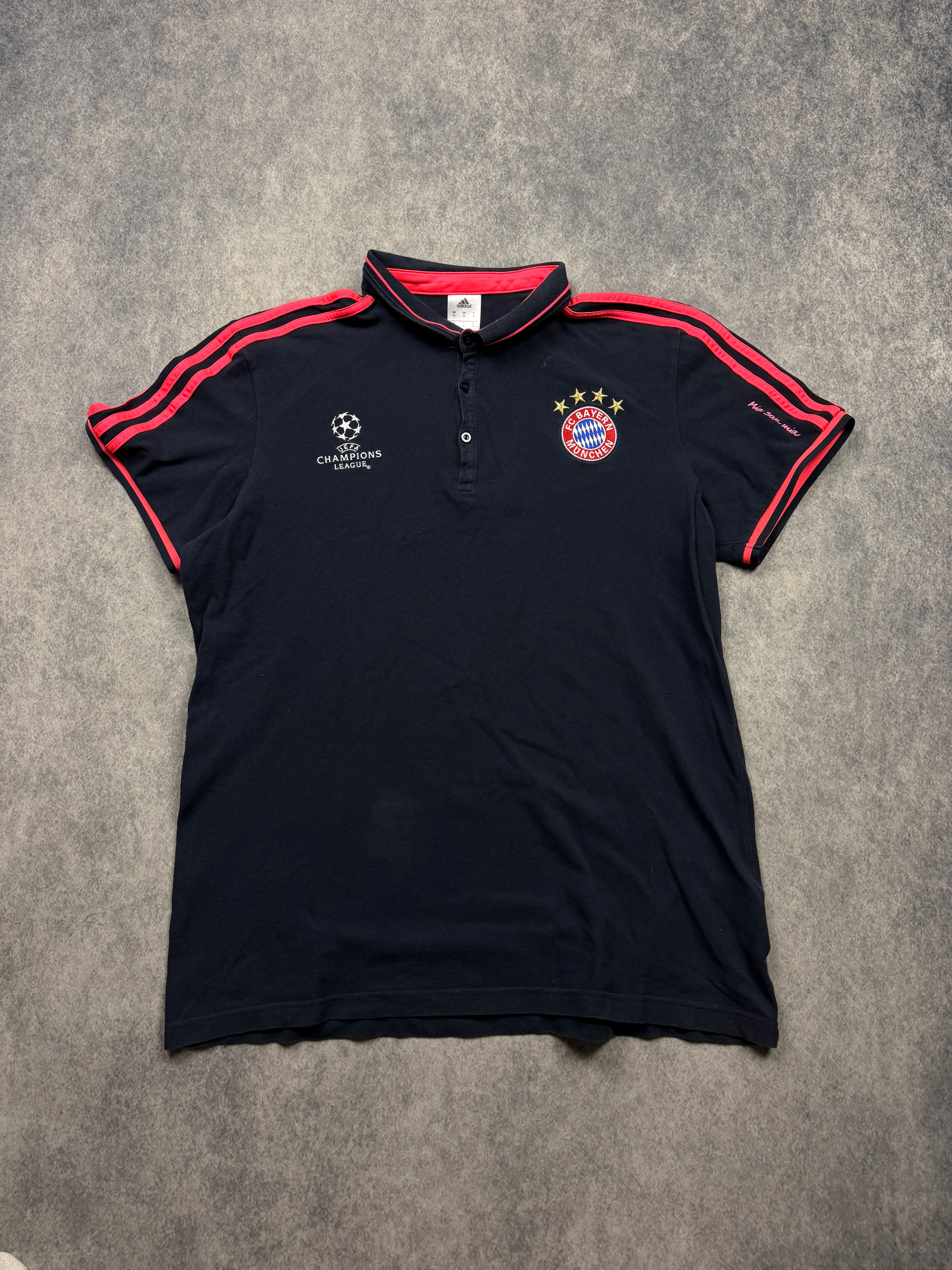 ADIDAS FC BAYERN MUNICH UCL VINTAGE POLOSHIRT 2010 - XL
