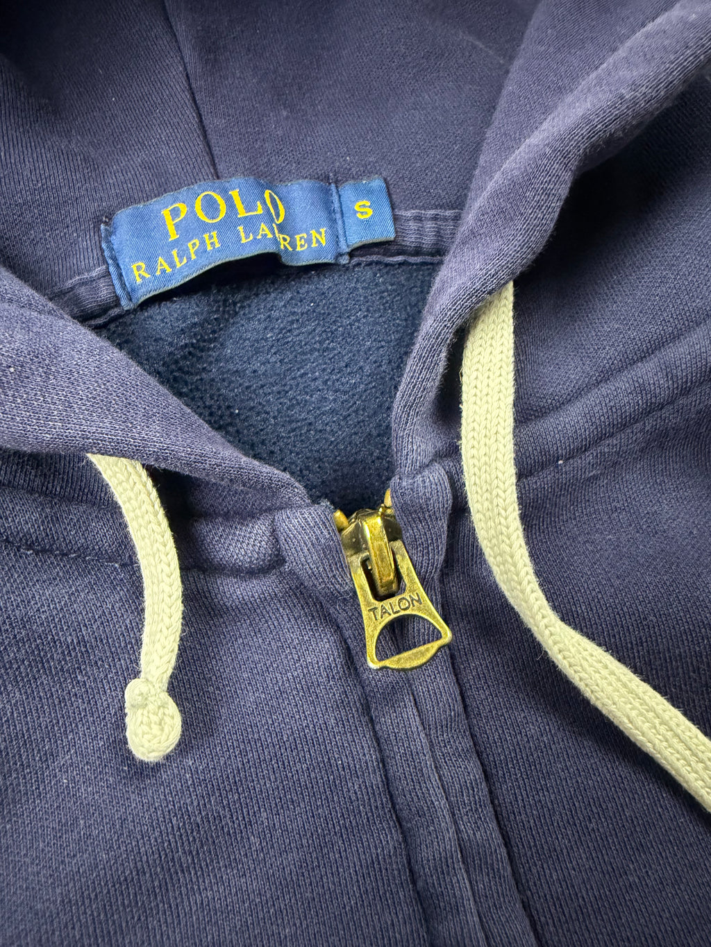 RALPH LAUREN VINTAGE ZIP HOODIE - S