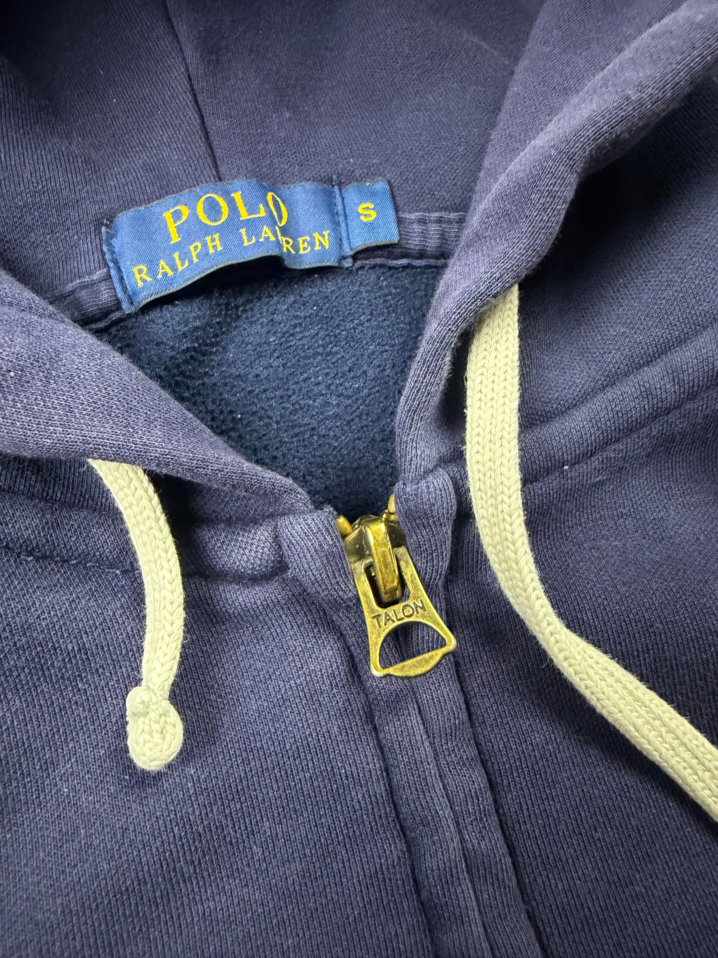 RALPH LAUREN VINTAGE ZIP HOODIE - S