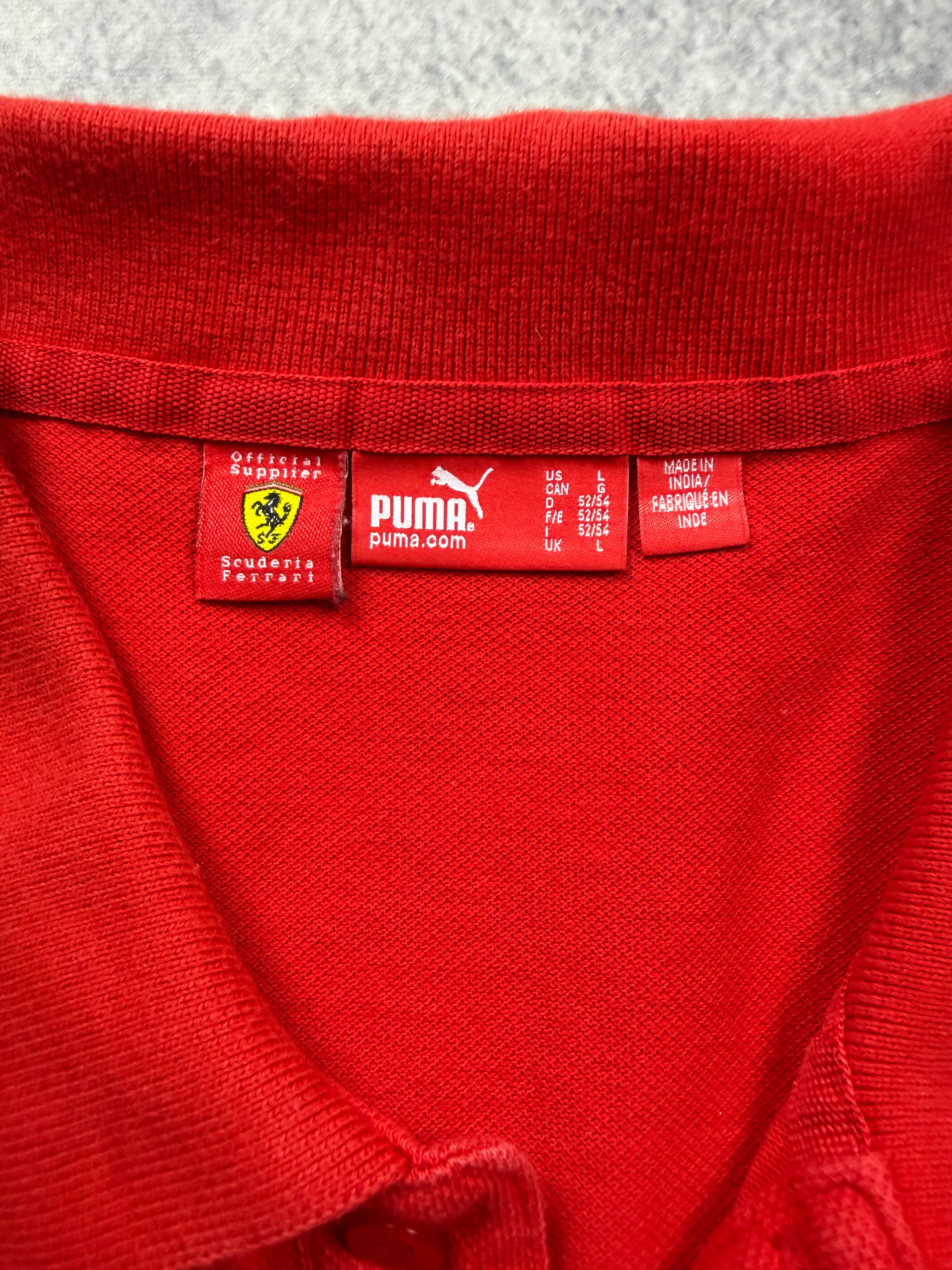 FERRARI VINTAGE POLOSHIRT - L