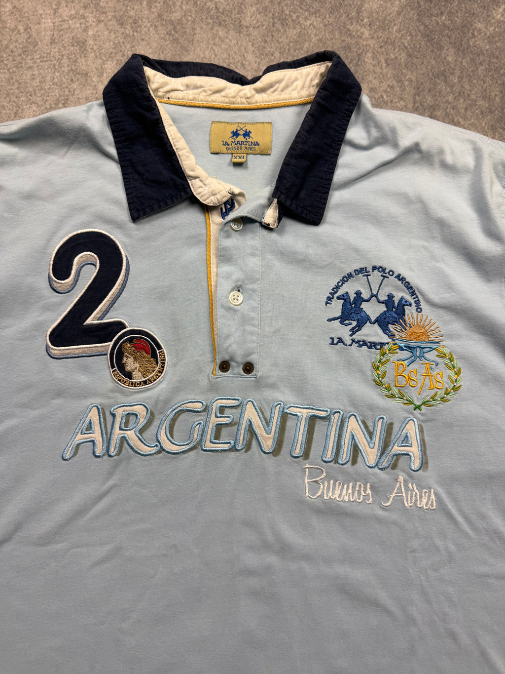 LA MARTINA VINTAGE POLOSHIRT - XL