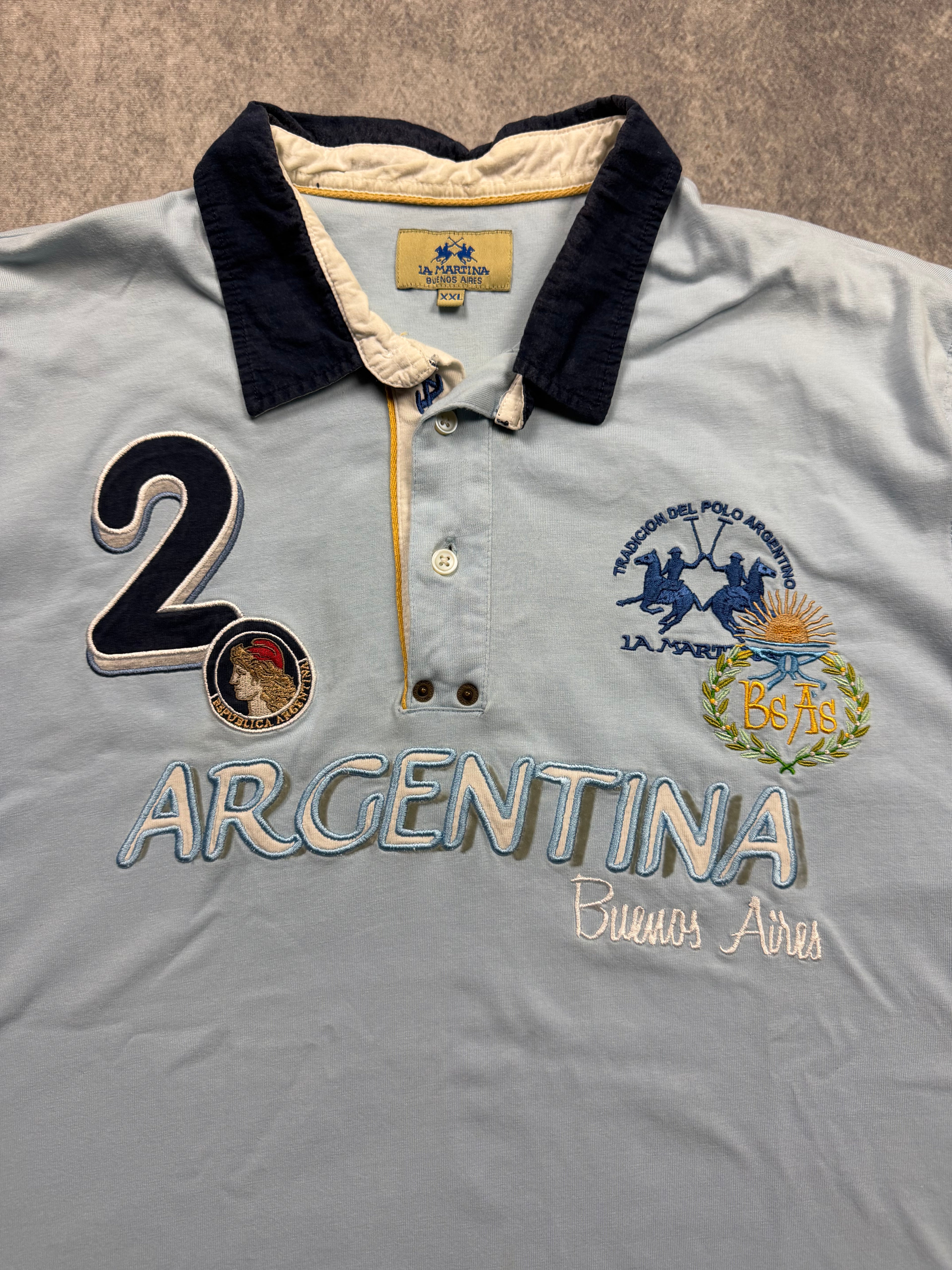 LA MARTINA VINTAGE POLOSHIRT - XL