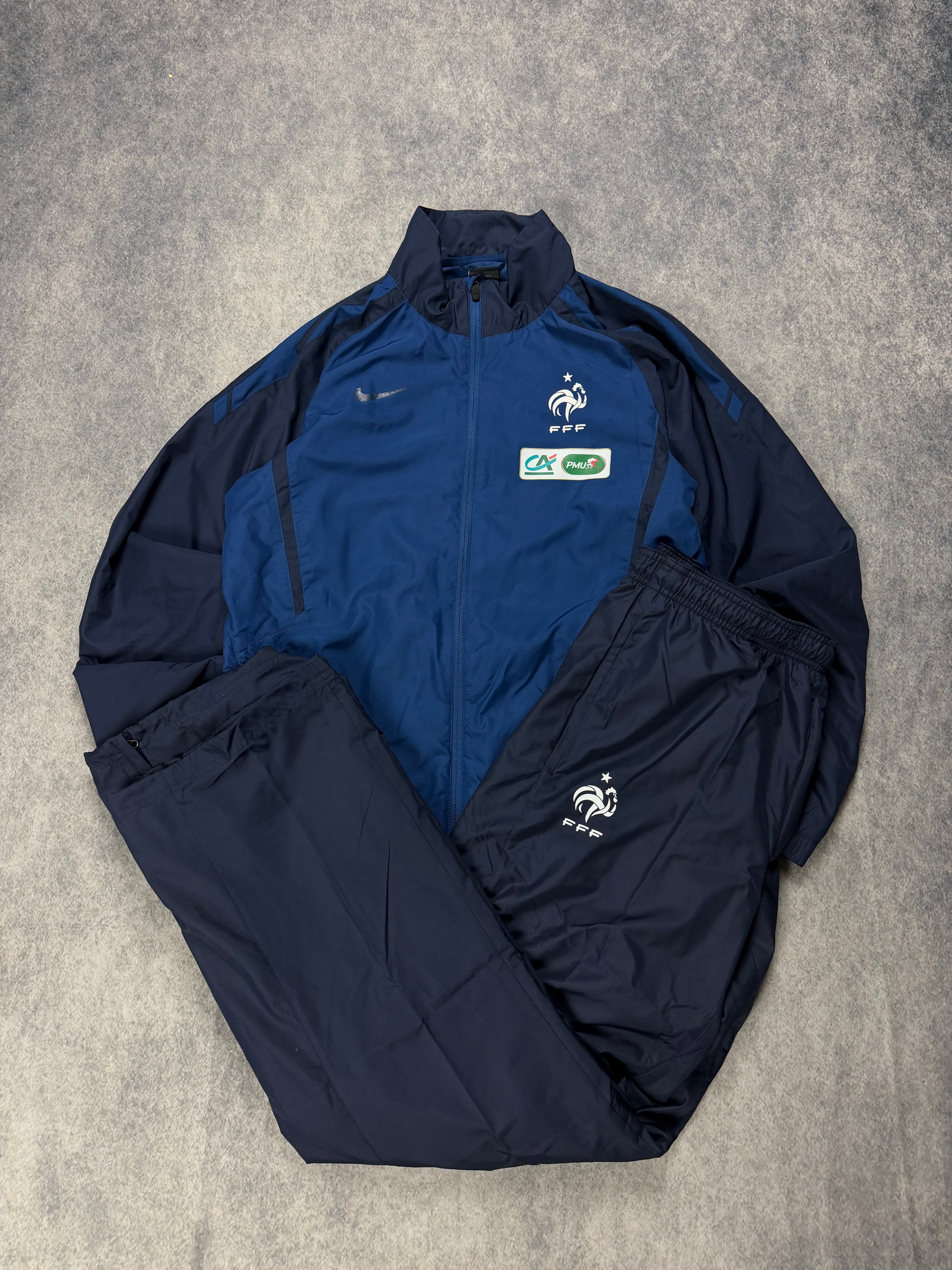NIKE FRANCE VINTAGE TRACKSUIT 2010 - L