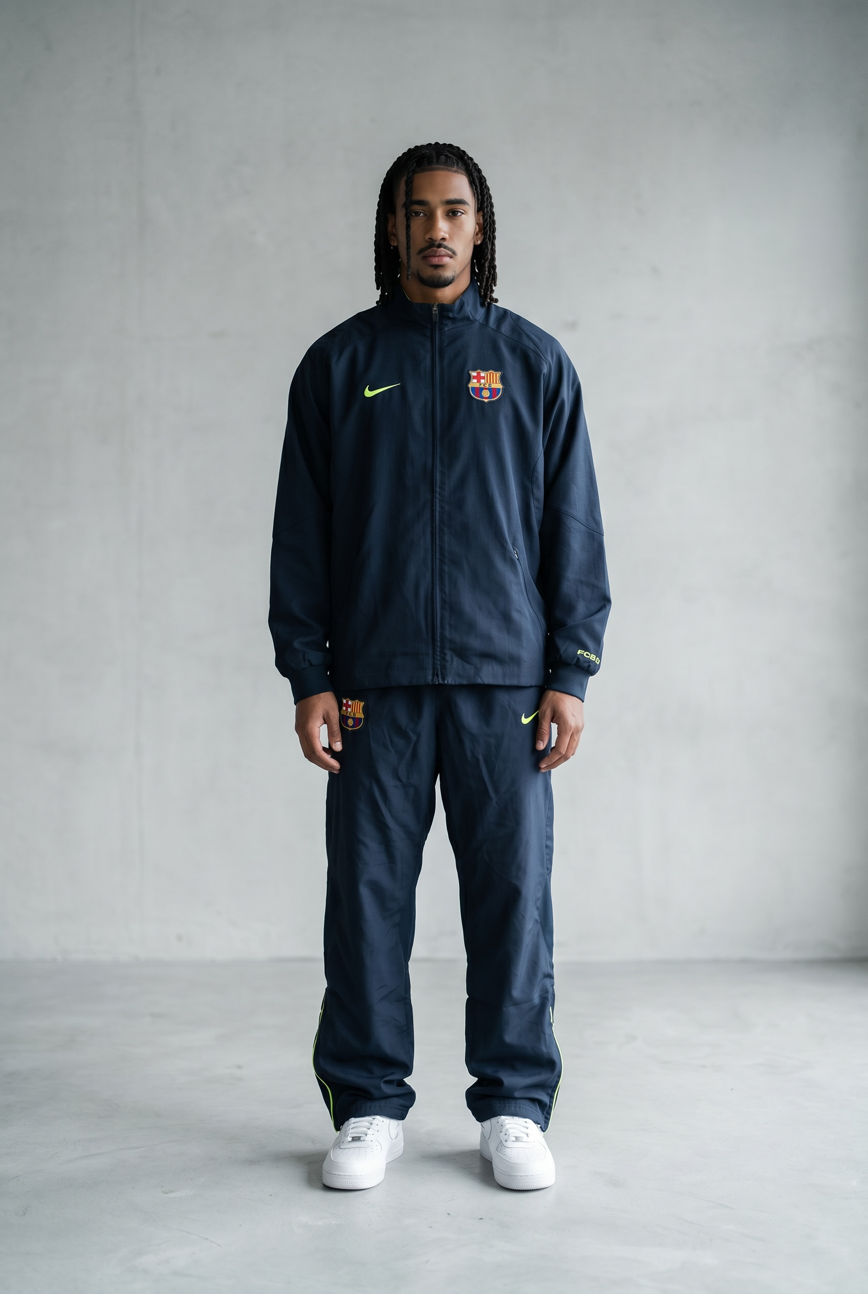 NIKE FC BARCELONA VINTAGE TRACKSUIT 2008/09 - M