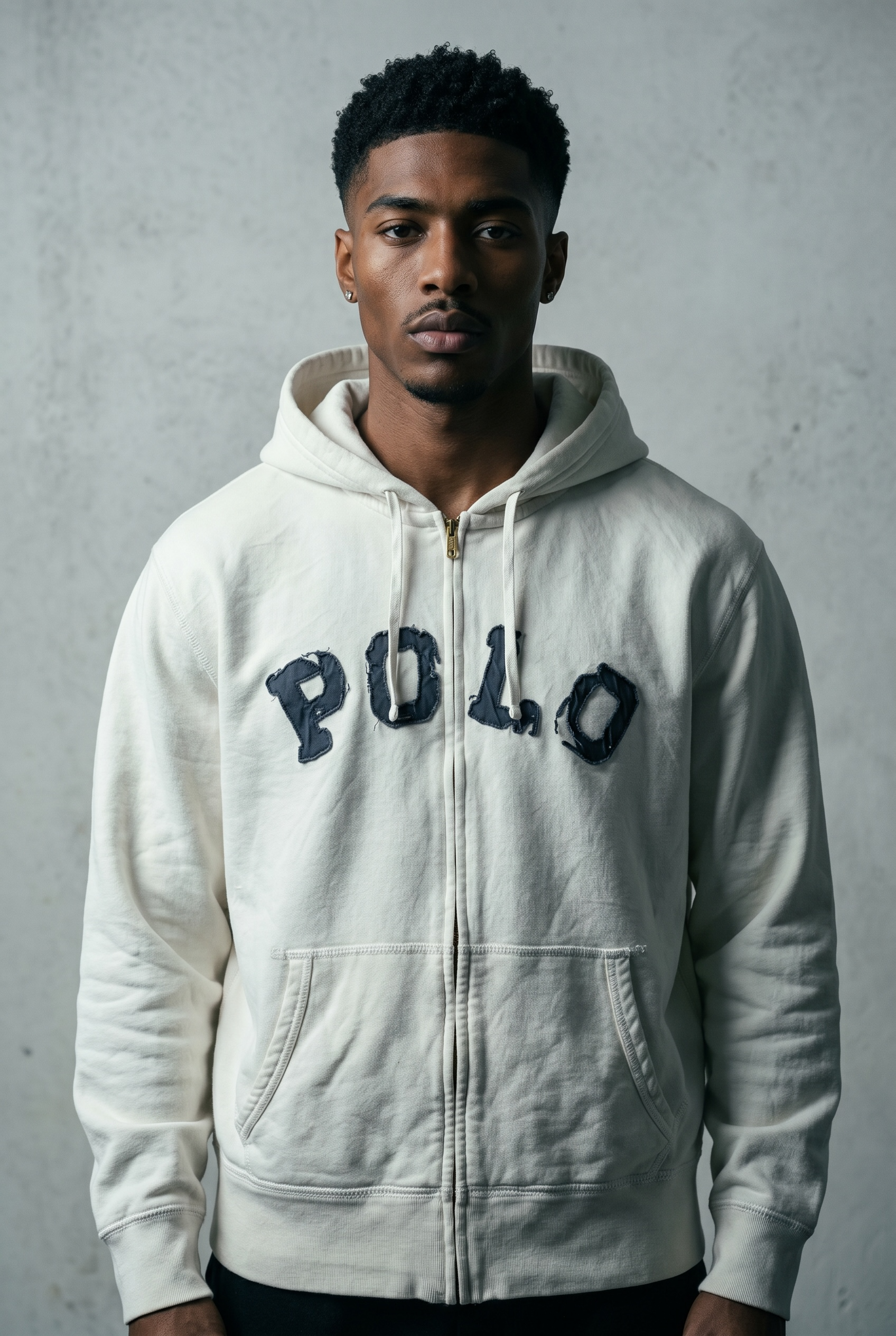 RALPH LAUREN VINTAGE SWEATJACKET - L